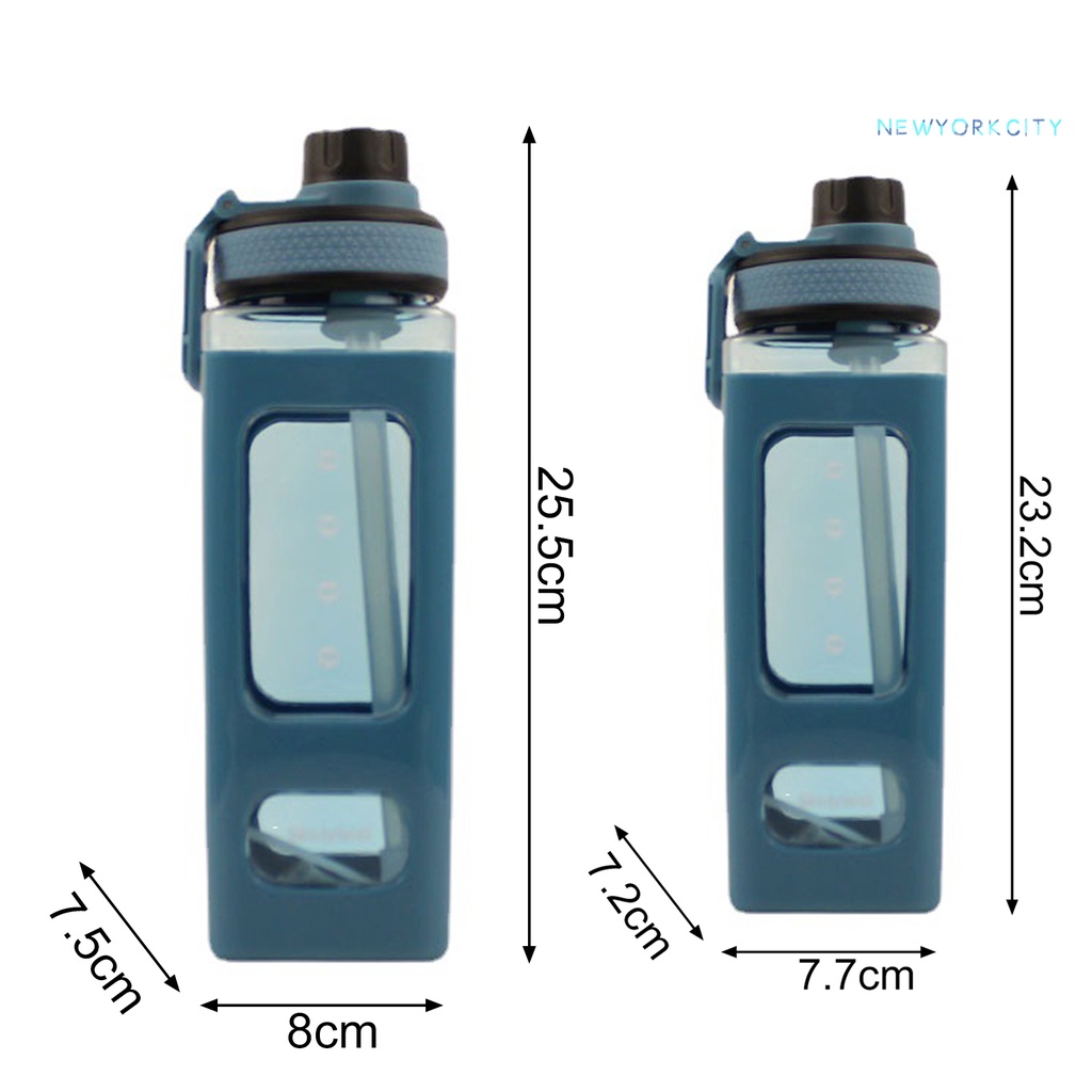 Cốc Uống Nước NY-700ml / 900ml Bằng Nhựa Chống Rò Rỉ Đa Năng Tiện Dụng