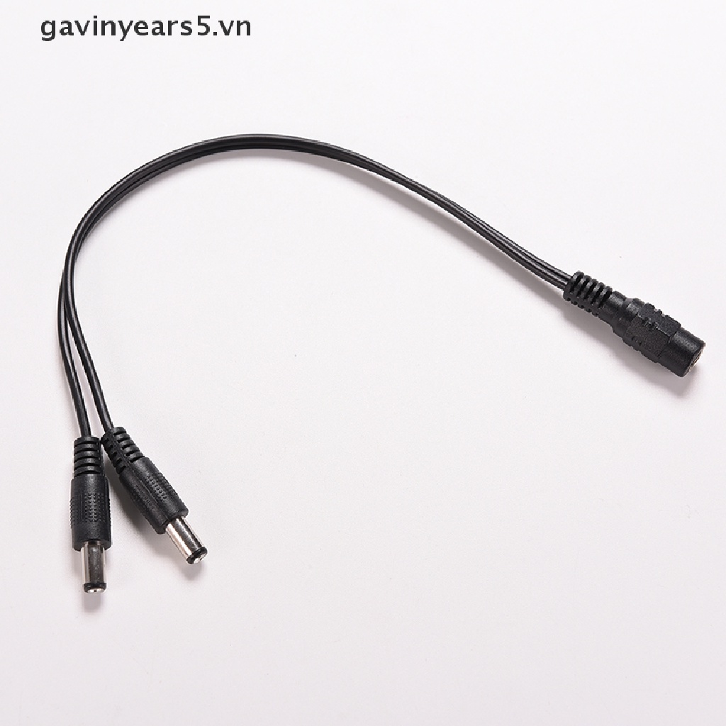 Cáp chia nguồn điện 5.5x2.1mm camera CCTV 1 cổng sang 2 đầu DC 12V