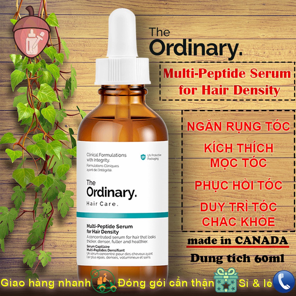 Serum Dưỡng Tóc - The Ordinary Multi-Peptide Serum for Hair Density (60 ml)