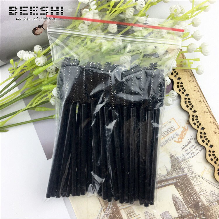 Chổi chải mi túi 50 cây- beeshi shop nail
