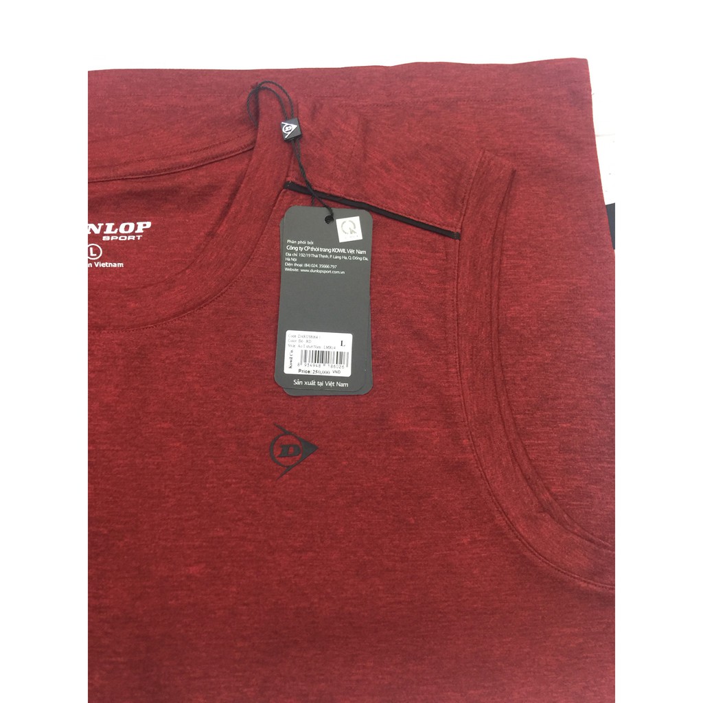 Áo ba lỗ nam DUNLOP DARUS8064 đỏ