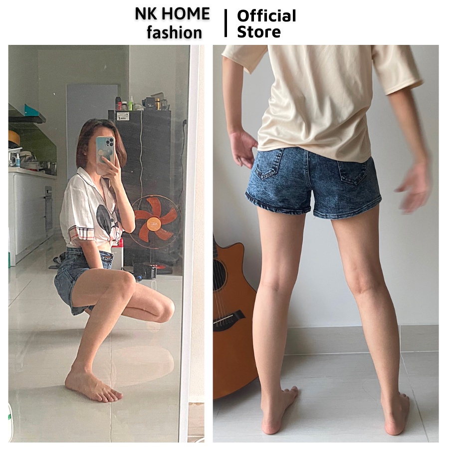 Quần Sọt, Sóc Jean Nữ Lai Cuốn Lưng Siêu Cao Tôn Dáng ULZZANG