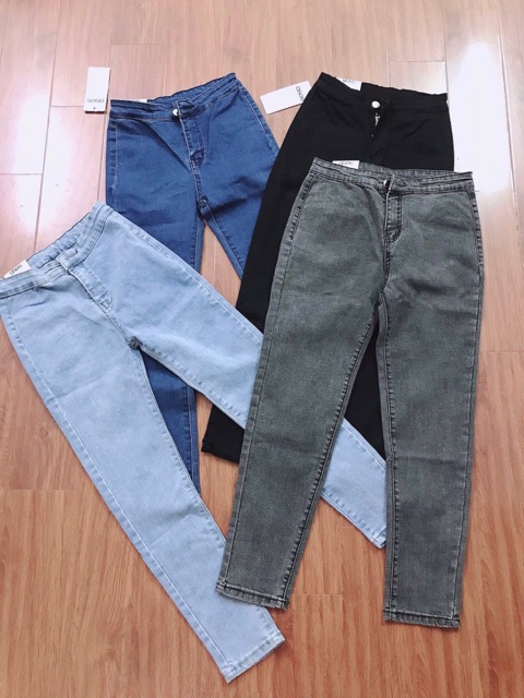 Quần jeans cạp cao