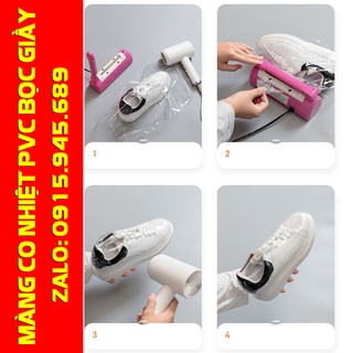 Màng Co Nhiệt PVC LOẠI 1 Bọc Bảo Vệ Giầy Dép ĐỦ SIZE