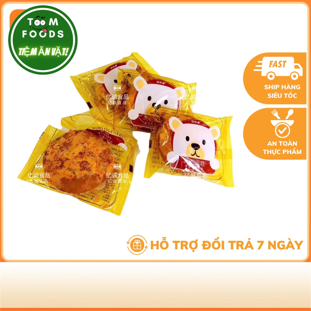 Bánh ruốc gấu đài loan date mới siêu ngon ăn vặt TomFood