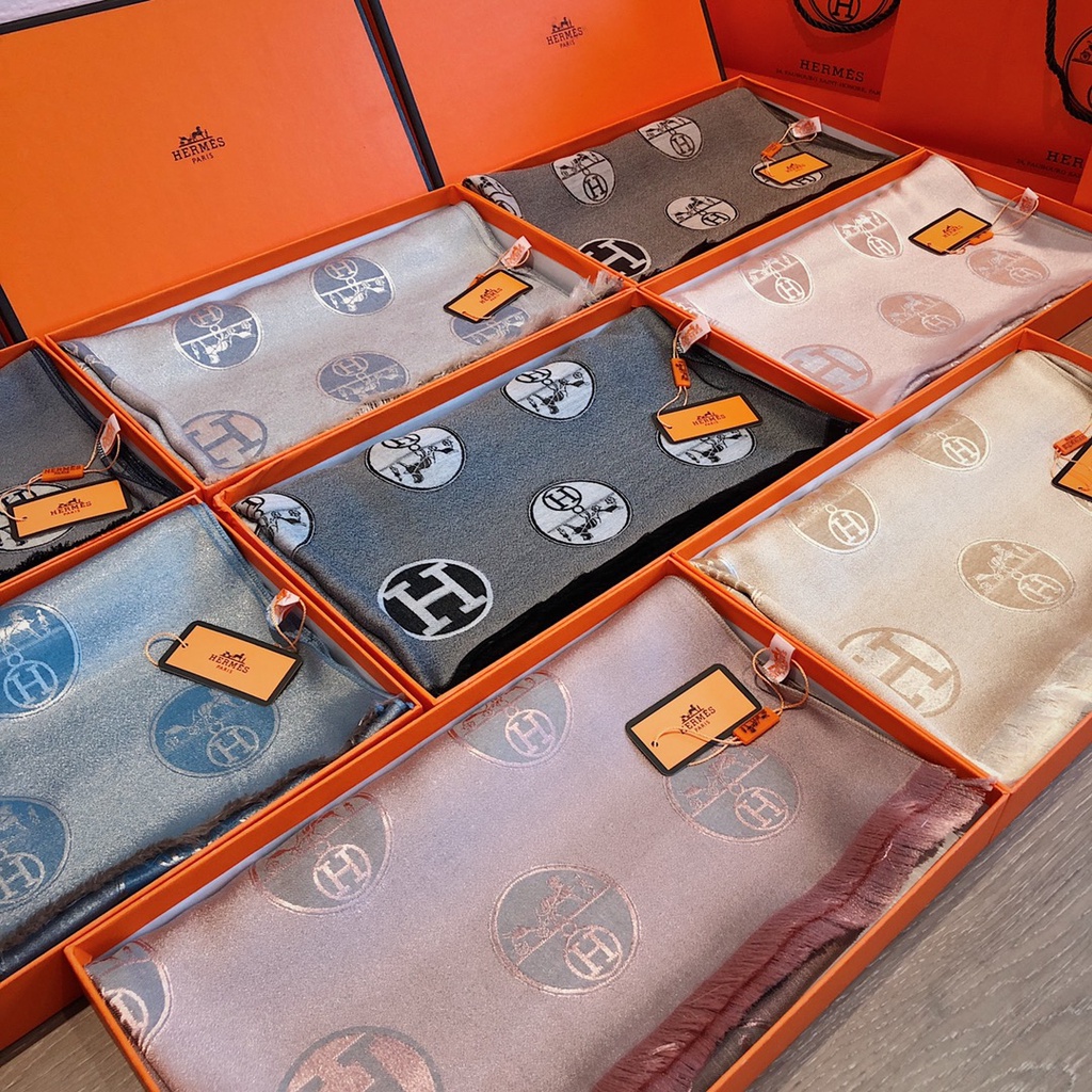 Khăn Choàng Cotton Dài Màu Trơn Thời Trang Cho Nữ