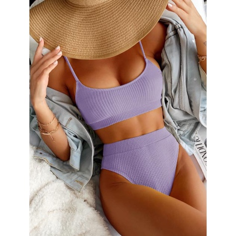 BikiniStoreVn : Bikini lưng cao hở nửa mông B75 - Đồ bơi nữ sexy 2 mảnh - Bikini hở bạo đi biển thể thao - Đồ tắm biển
