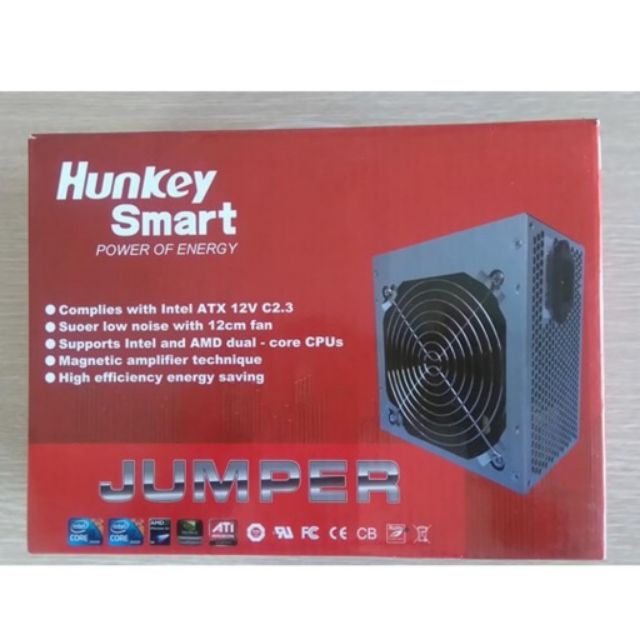 🔜 Nguồn Hunkey Smart FPT 350W Công Suất Thực , nguồn phụ 6pin chuyên Game, Đồ Họa | BH 12T