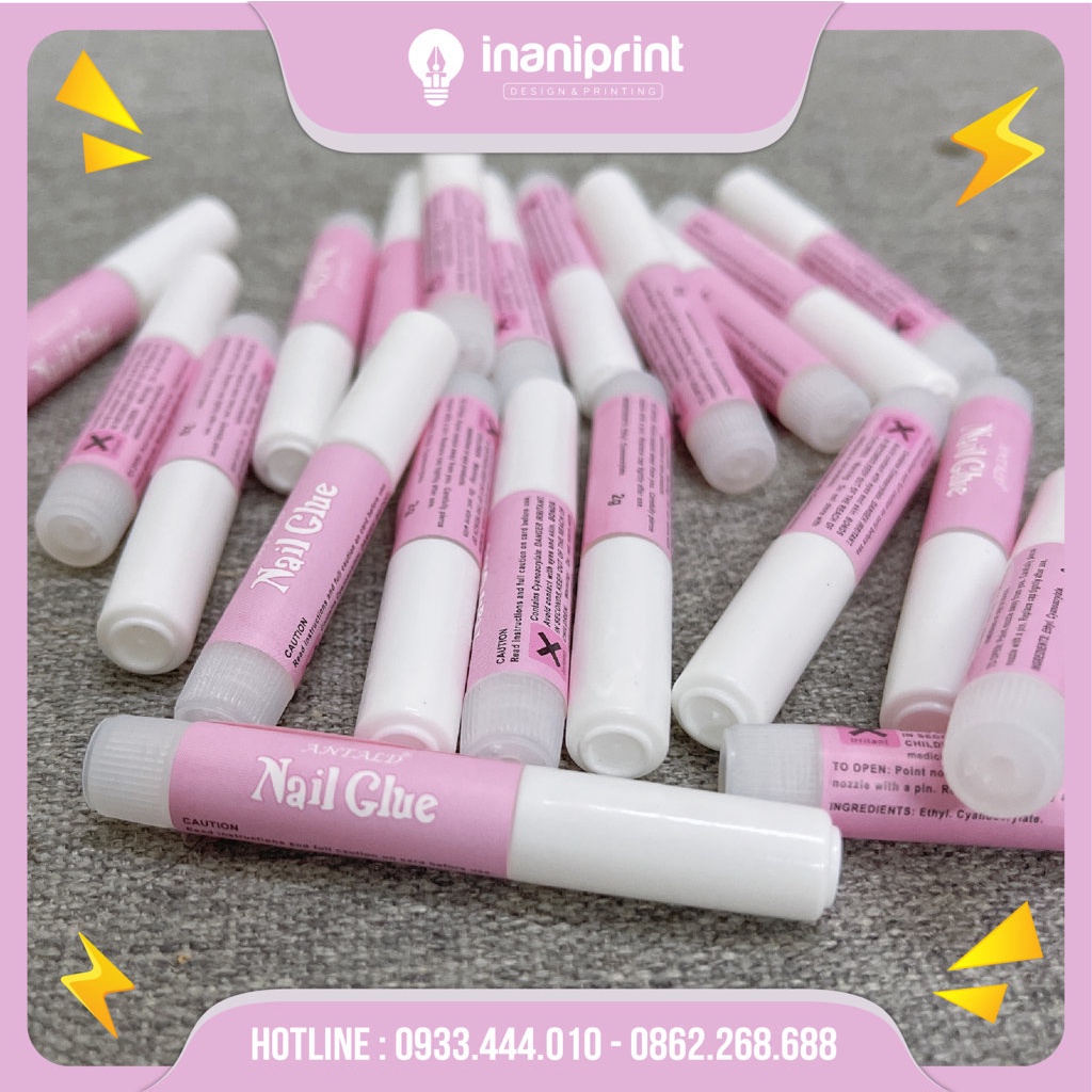 Keo dán móng tay giả, keo mini 2g dán nailbox giá rẻ