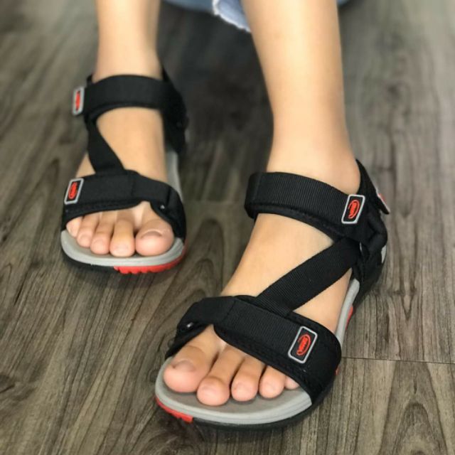 Sandal vento nam nữ- Đen, xám NV 4538 (size 36-42)