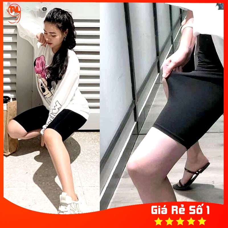 Quần legging lửng nữ TVL1999, chất liệu cotton cao cấp thấm hút mồ hôi co giãn 4 chiều