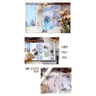 Tập giấy trang trí sổ phong cách vintage
