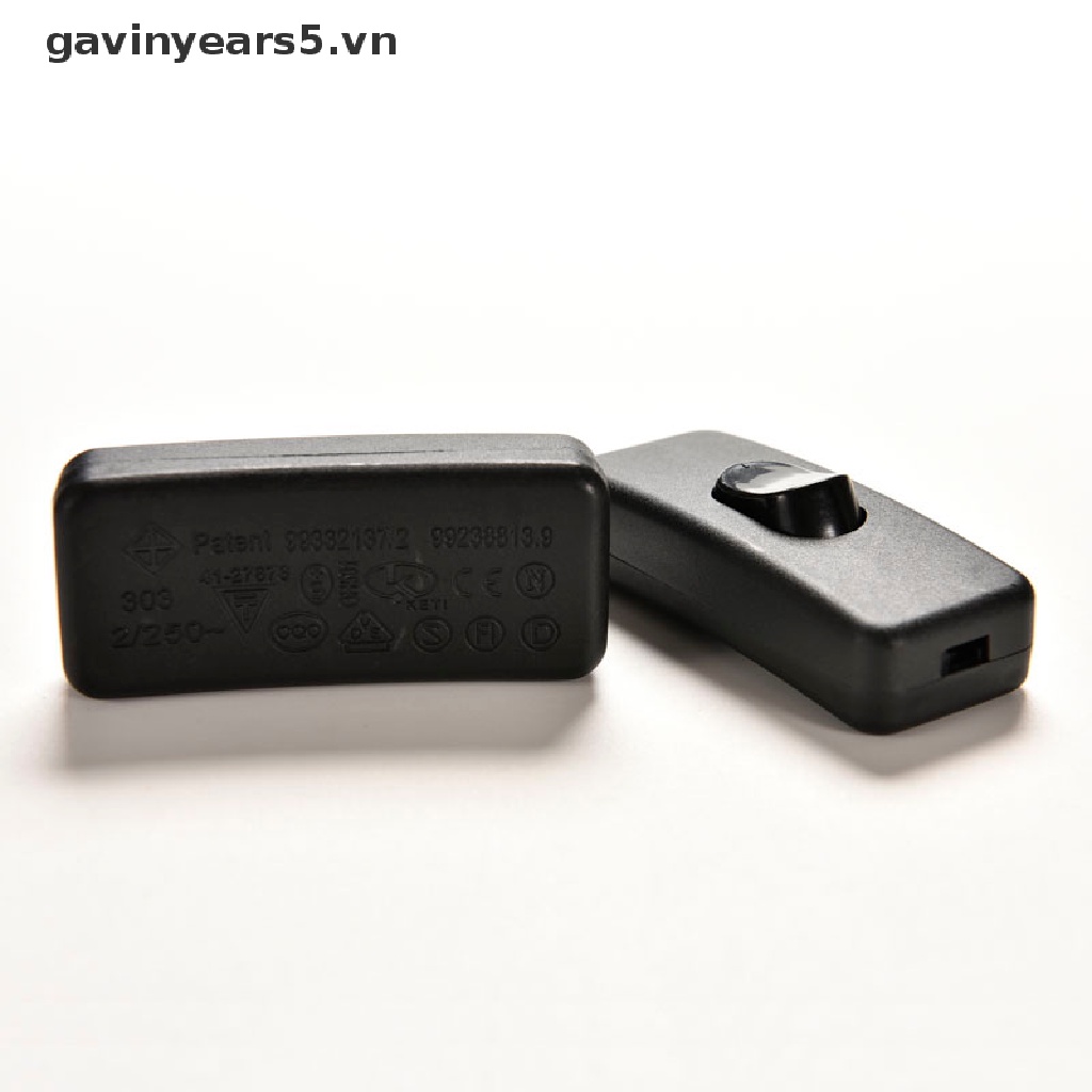 Bộ 2 Công Tắc ON / OFF AC 250V / 125V 2A Bằng Nhựa Màu Đen