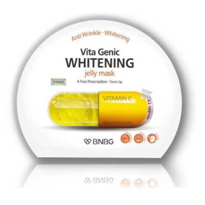 Mặt nạ giấy dưỡng da trắng sáng và làm đều màu da BNBG Vita Genic Whitening Jelly Mask (Vitamin C) 30ml