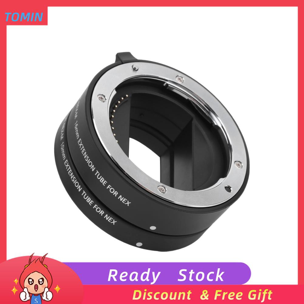 Ngàm Chuyển Đổi Macro 10mm 16mm Cho Máy Ảnh Sony Fe / E