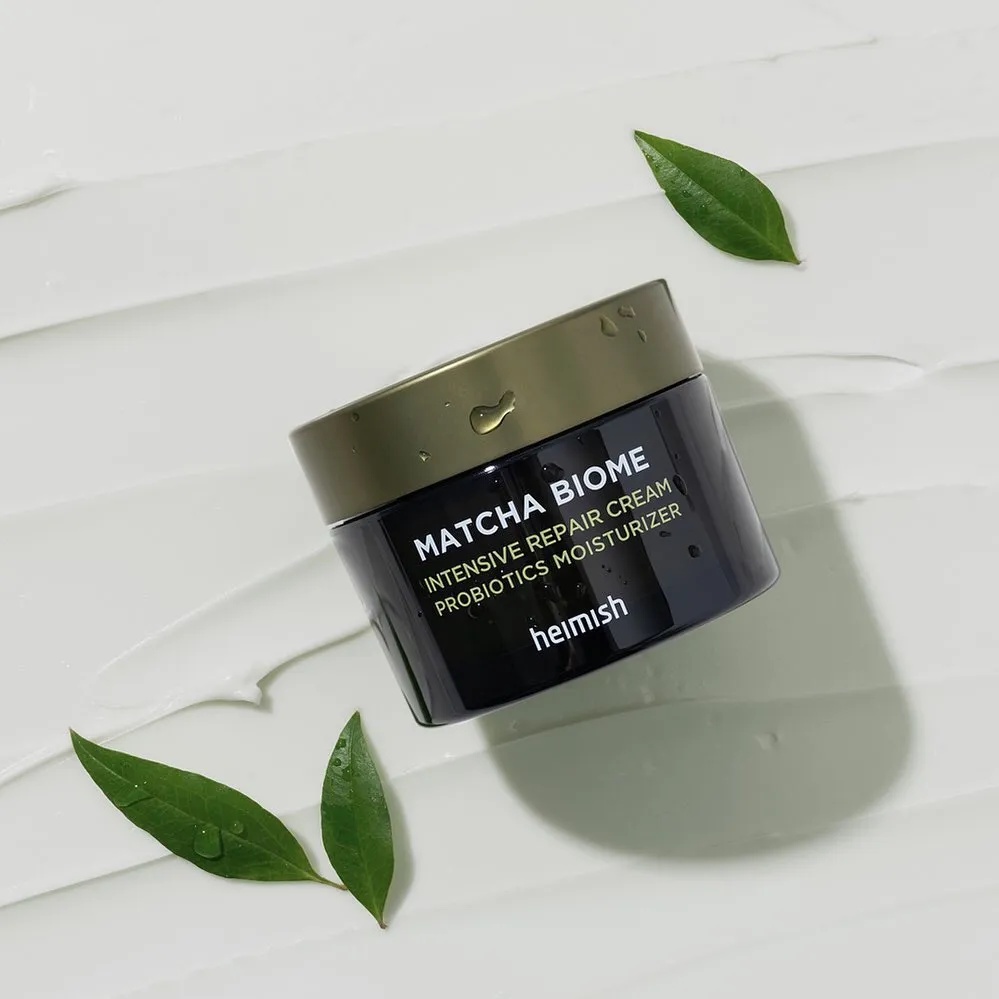 Kem dưỡng ẩm phục hồi làm dịu da nhạy cảm Heimish Matcha Biome Intensive Repair Cream 50ml