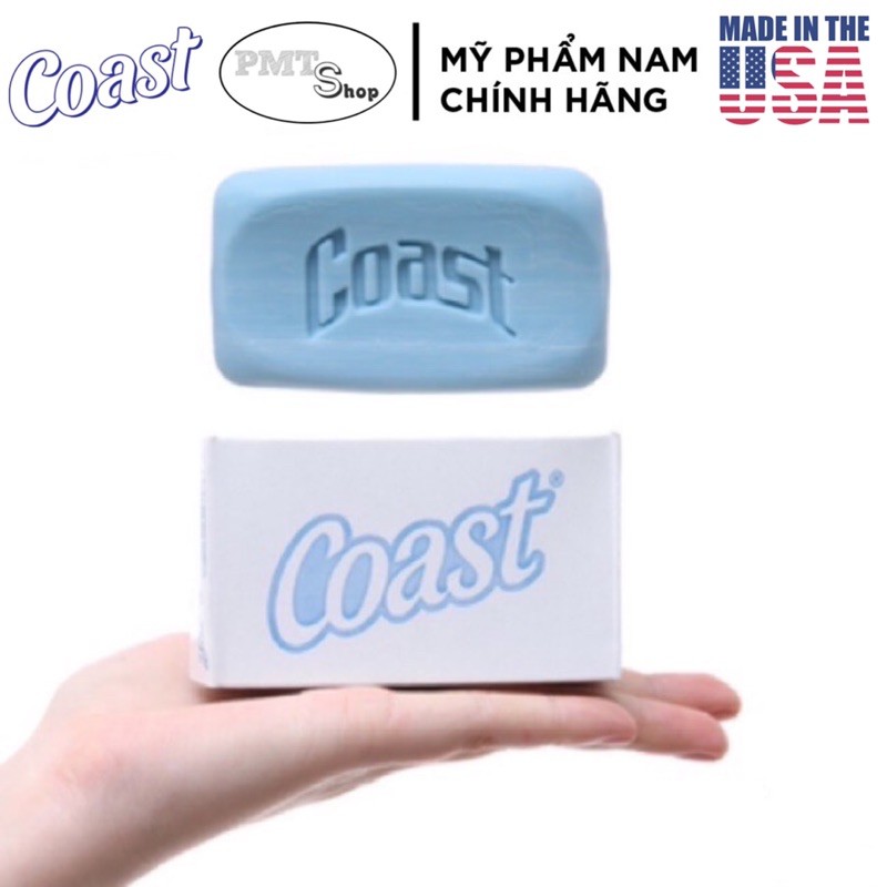 [USA] Xà bông cục Coast 113g diệt khuẩn, khử mùi Classic Scent Refreshing Deodorant Soap - Mỹ