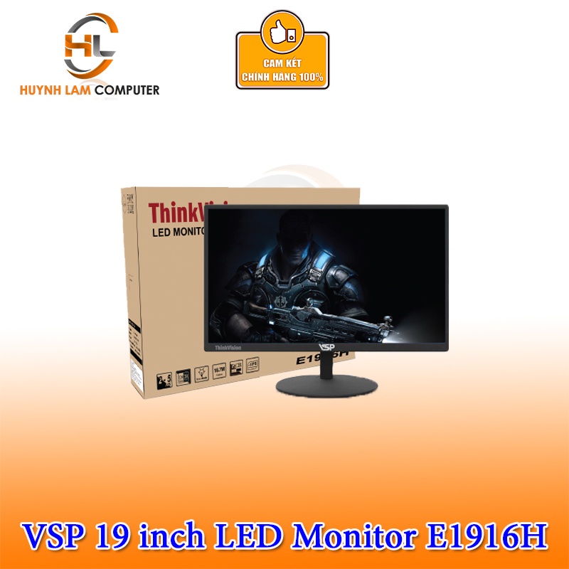 Màn hình máy tính VSP 19 inch LED Monitor E1916H Phân phối Chính hãng