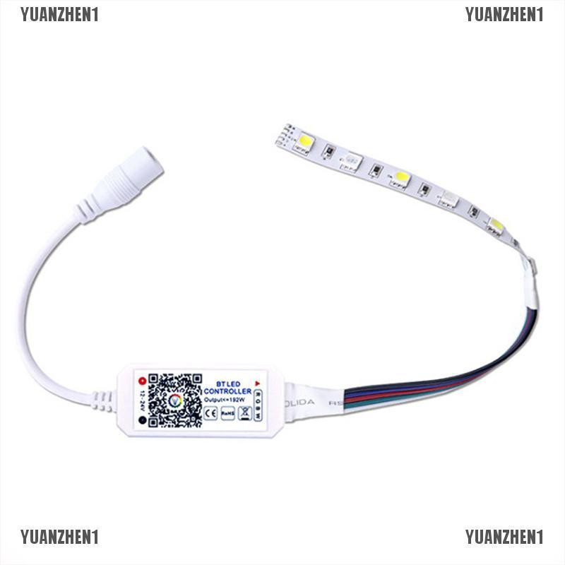 [YUANZHEN1] Bộ Điều Khiển Đèn LED Kết Nối Bluetooth / Wifi Mini Cho 5050 3528 RGB / RGBW
