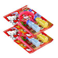 Bộ thổi bong bóng xà phòng Kitty,Pooh Hàng Nhật Nội Địa