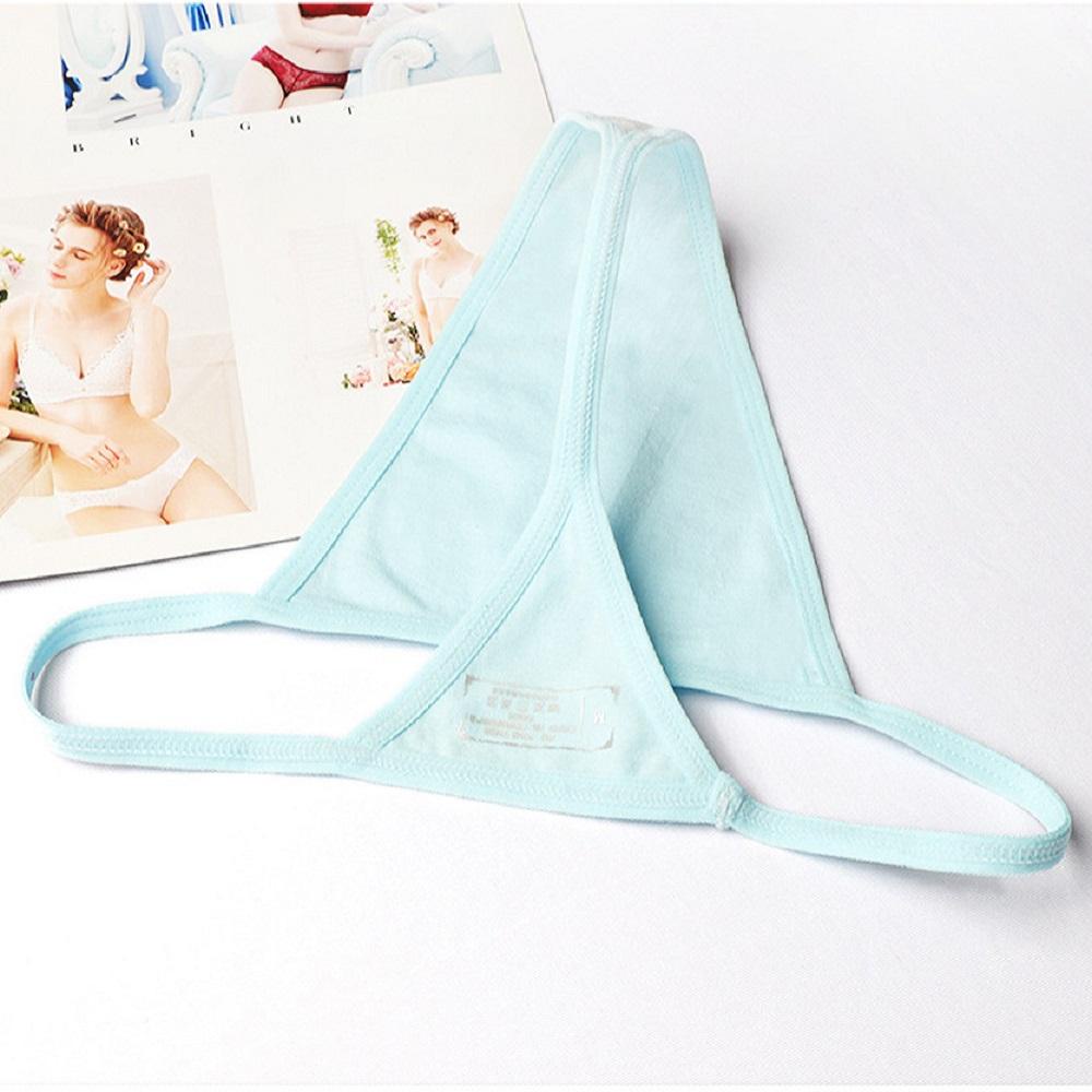 Quần Lót Cotton Mỏng Lưng Thấp WMES15H Phối Dây Mỏng Gợi Cảm Cho Nữ