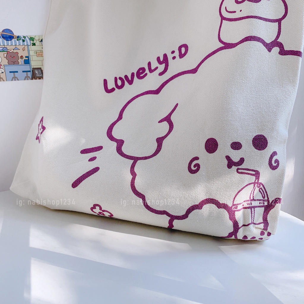 Túi Tote Lovely Mã TT015 ( ẢNH THẬT)