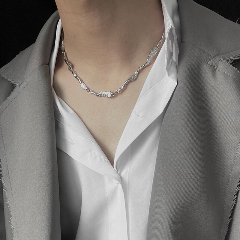 Vòng cổ thiết kế dây xích phong cách hip hop sang trọng