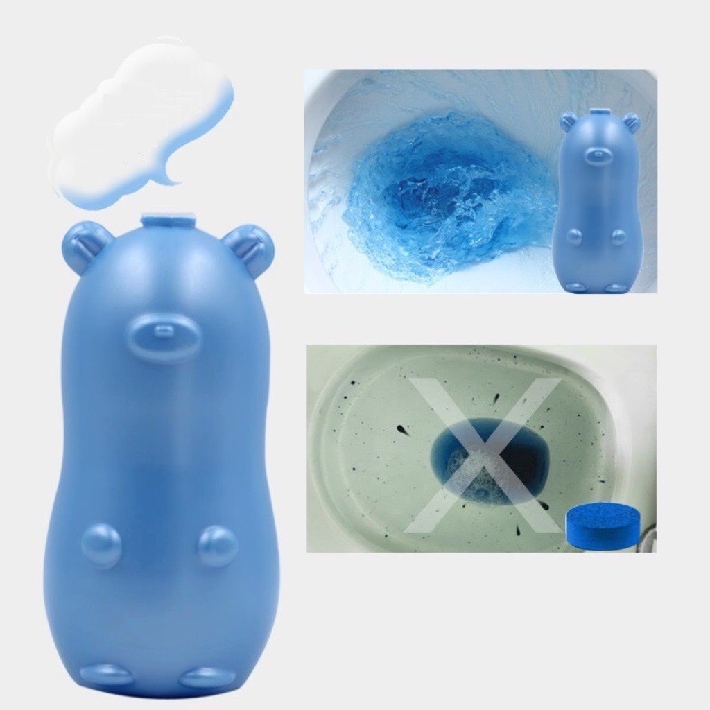 [HÀNG XỊN] COMBO 5 Lọ Thả Bồn Cầu Hình Con Lợn Tiện Lợi Giá Rẻ - Tẩy Ố, Làm Trắng, Diệt Khuẩn, Khử Mùi Bồn Cầu