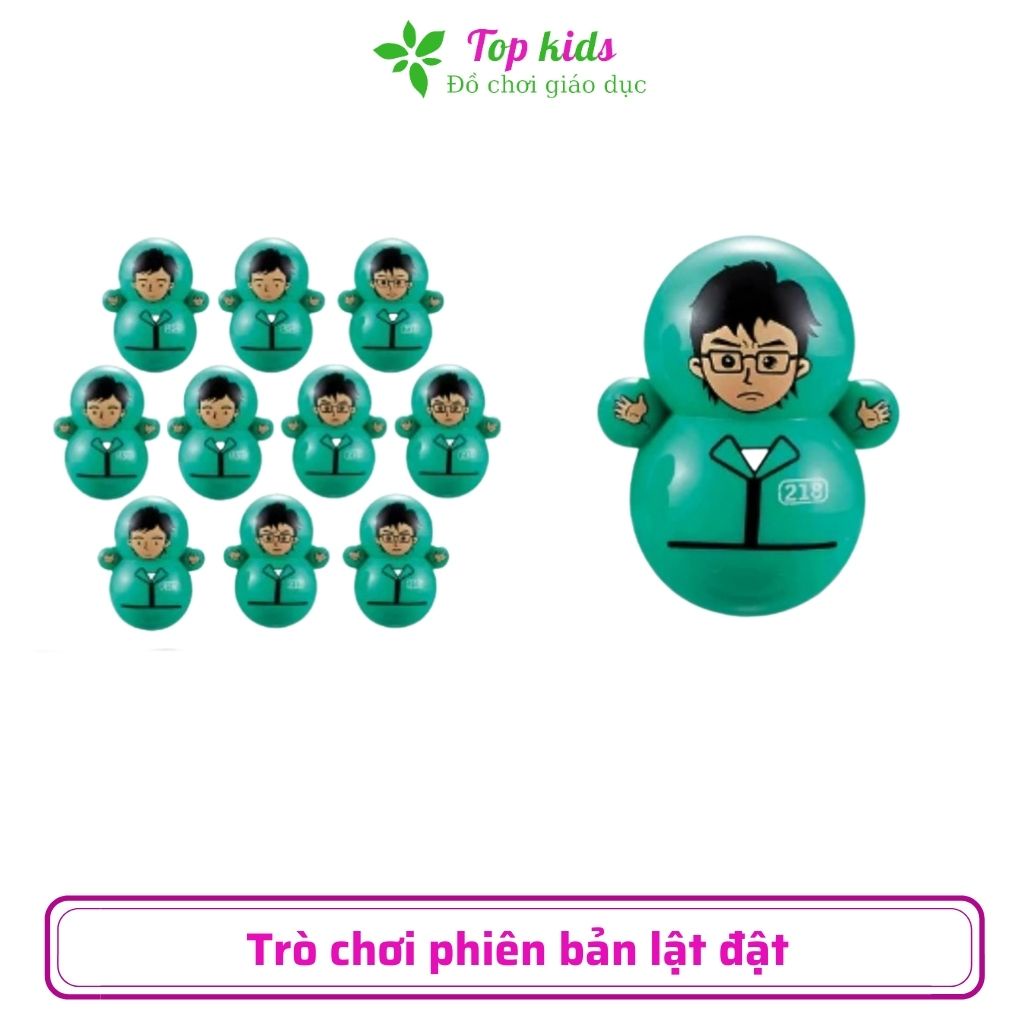 Squid game đồ chơi cho bé con lật đật mini trò chơi con mực doraemon cho bé siêu dễ thương mẫu hot nhất hiện nay TOPKIDS