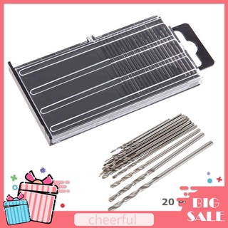 Bộ 20 Mũi Khoan Xoắn Nhỏ 0.3mm-1.6mm