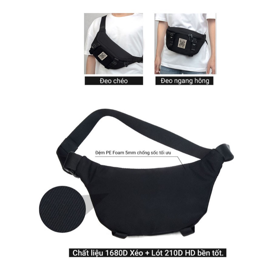 [BẢO HÀNH 1 NĂM]  Túi đeo chéo ARTRIC hàng đẹp KDR-TDC231 | BigBuy360 - bigbuy360.vn