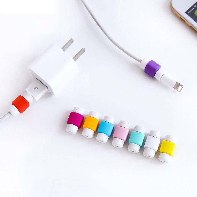 Phụ Kiện Bảo Vệ Dây Cáp Sạc Bằng Silicone Cho Apple iphone Samsung