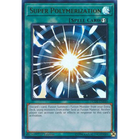Lá bài thẻ bài DUDE -EN040 - Super Polymerization - Ultra Rare