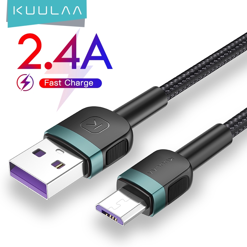 Cáp sạc nhanh KUULAA Kl-X26 Micro Usb Type-C bằng hợp kim nhôm