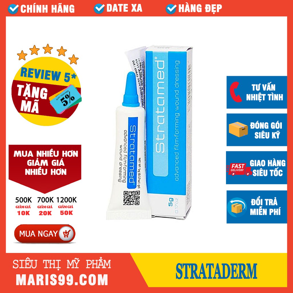 Stratamed – Gel ngăn ngừa hình thành sẹo, Kem ngừa sẹo của Thụy Sỹ