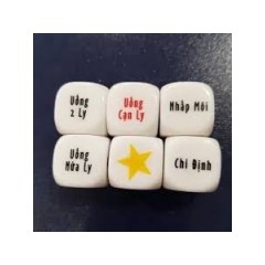 xúc xắc ăn nhậu 6 mặt