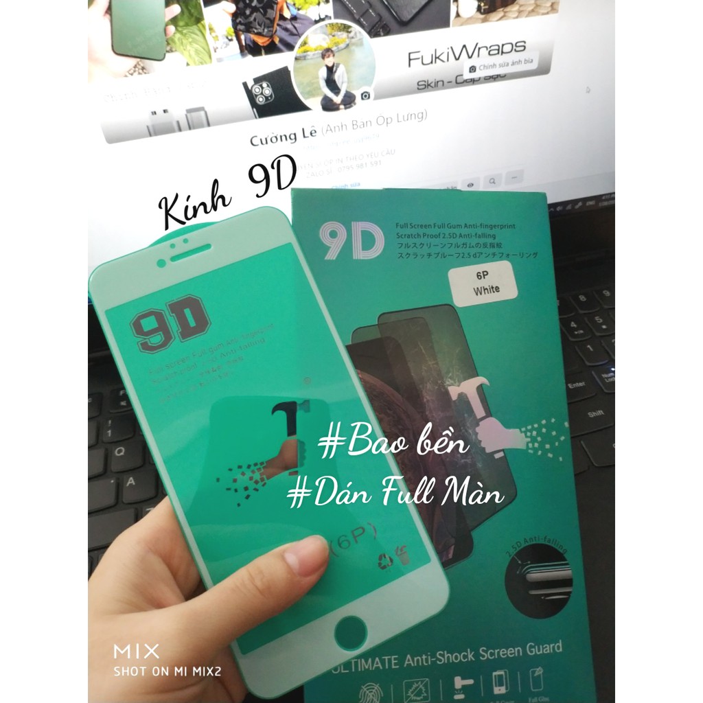 Kính Cường Lực Dẻo FULL Màn 9D Dành cho 11 PRO MAX XSMAX X XR XS 6PLUS 7PLUS