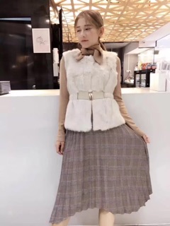 Áo gile lông