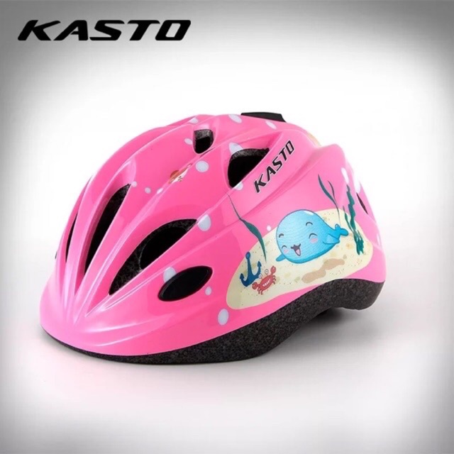 Mũ bảo hiểm Kasto siêu nhẹ cho bé trai điều chỉnh được vòng đầu từ 2- 10 tuổi