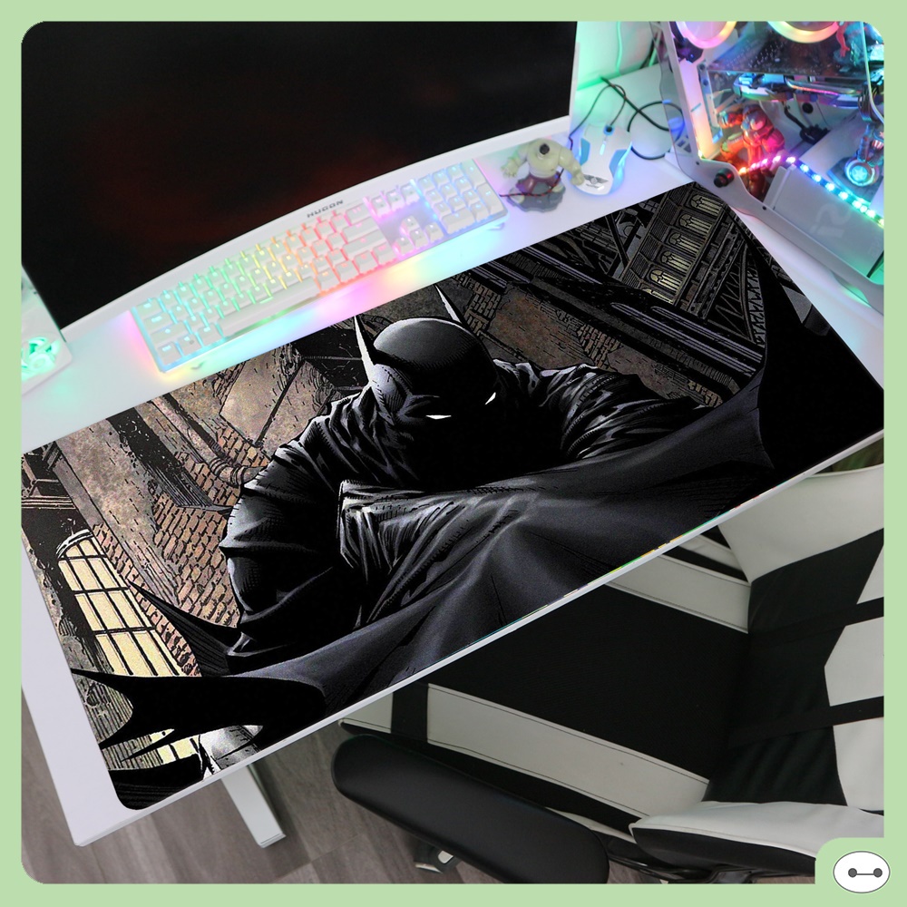 Bàn Di Chuột/Lót Chuột/Pad Chuột Cỡ Lớn BATMAN CARTOON size 80x30cm - 90x40cm [doloicomputer.vn]