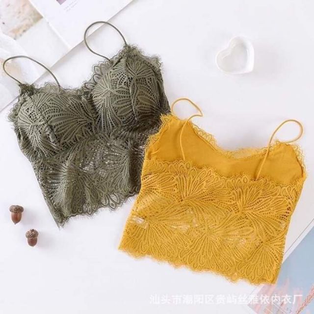 [ HÀNG LOẠI 1 CAO CẤP ] Áo bra lửng ren hai dây siêu đẹp | BigBuy360 - bigbuy360.vn