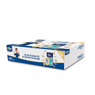 Thùng 48 hộp sữa bột pha sẵn Friso Gold Vani 110ml