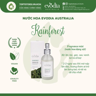 Nước hoa Evodia Australia RAINFOREST