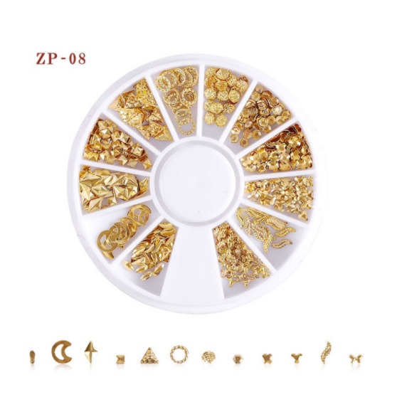 Charm hũ trang trí nail