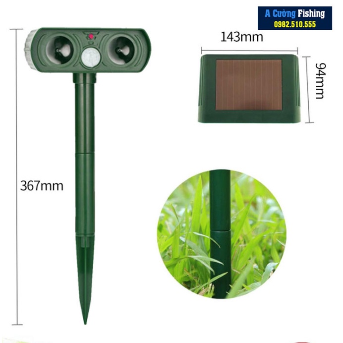 [100% HIỆU QUẢ] Máy đuổi chuột, mèo, chó, chim và tất cả các loại động vật AMB A1 - Bằng công nghệ hồng ngoại A Cường