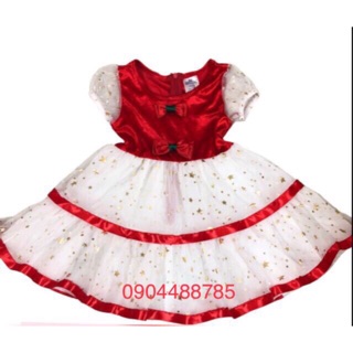 [Noel] Váy Noel ngôi sao 2 tầng cho bé