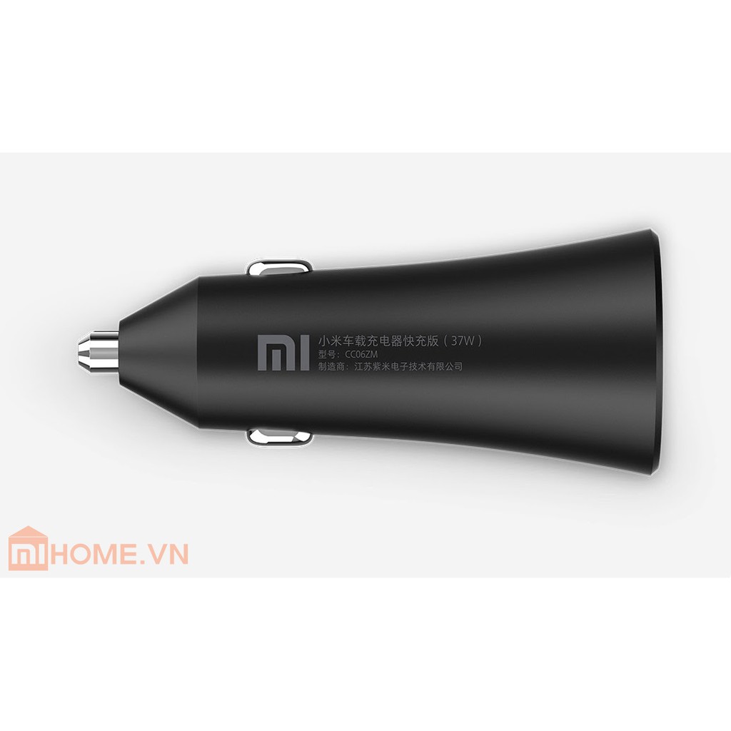 Sạc ô tô nhanh 2 cổng usb 37w Xiaomi Sạc xe hơi Xiaomi 37w