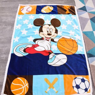 Chăn lông cừu cho bé hình chuột Mickey