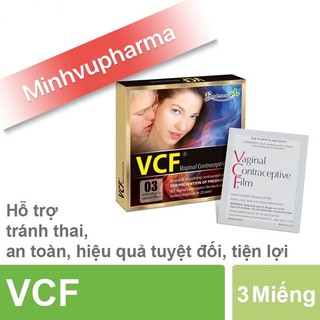 VCF - màng phim tránh thai (hộp 3 phim)