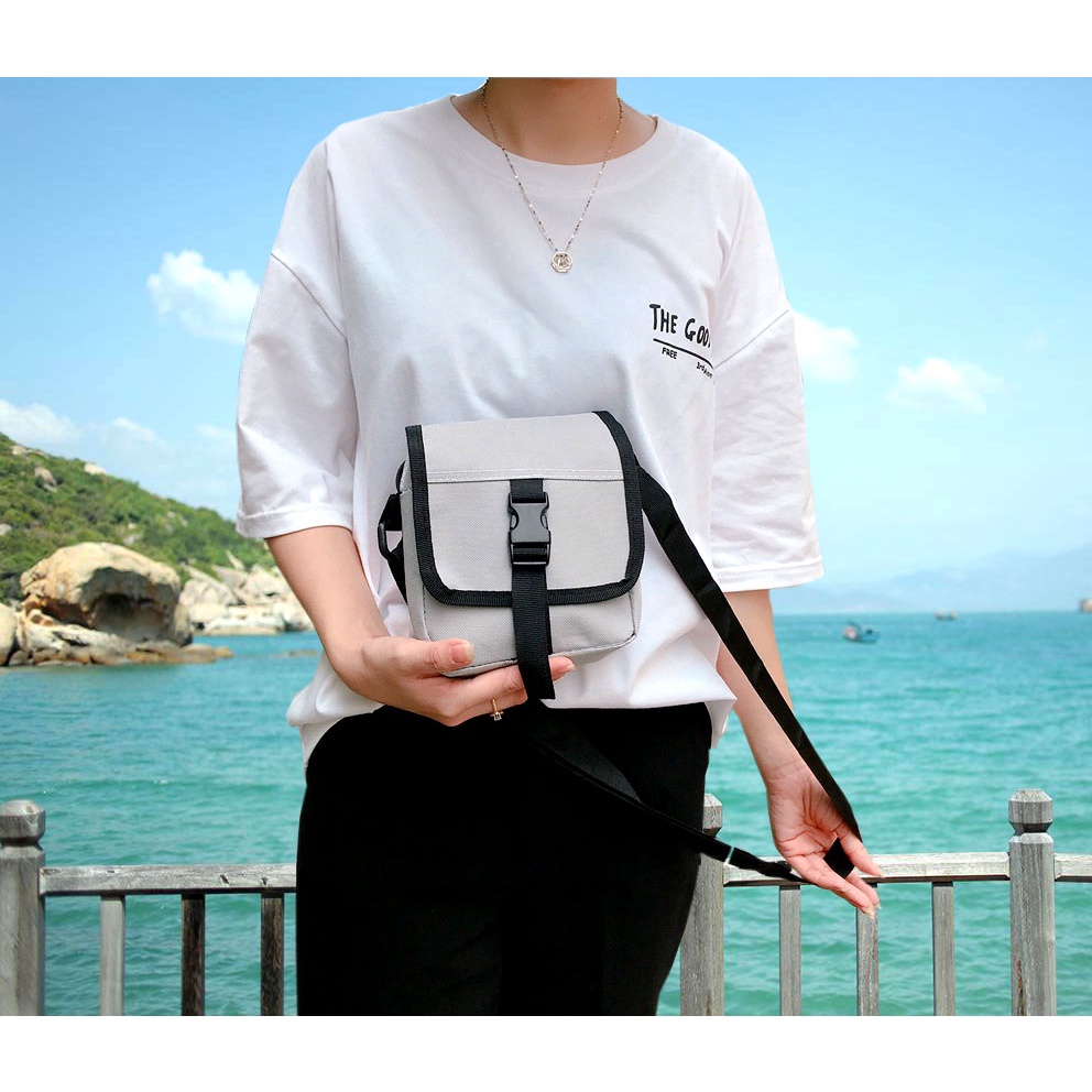 Túi đeo chéo CHAOM chất vải bố cao cấp giá rẽ nam nữ thời trang